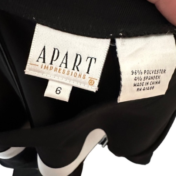 Vintage Apart Impressions Black Jumpsuit - Picture 6 of 6